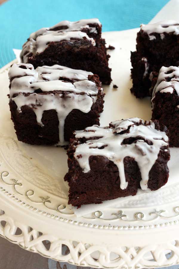 beetroot & ginger brownies