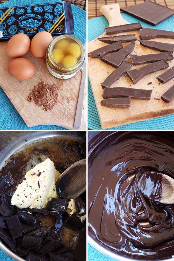 making beetroot & ginger brownies