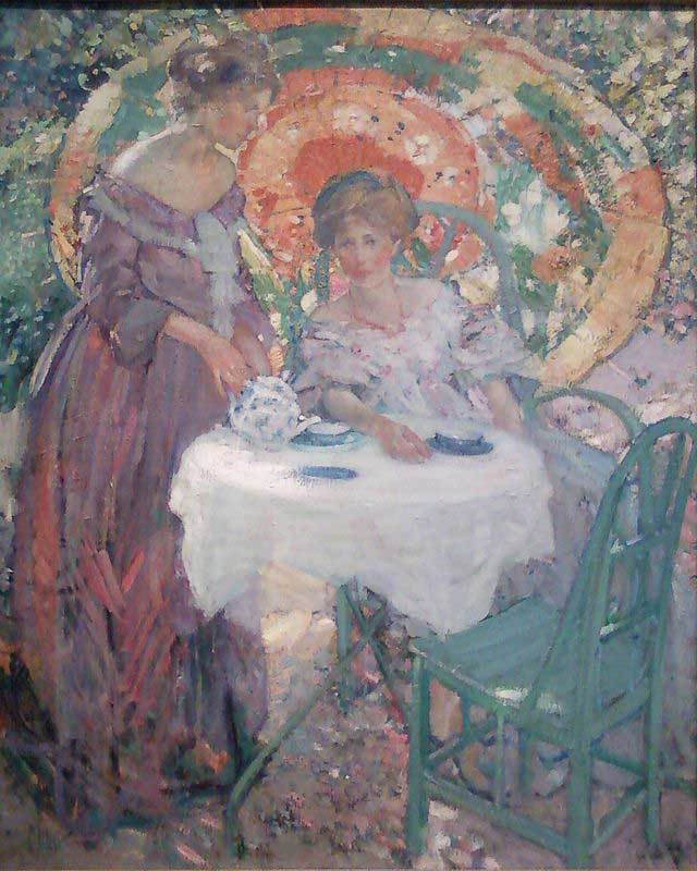 Afternoon Tea by Richard Emil Miller