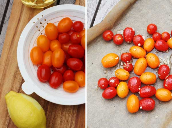 a variety of small tomatoes