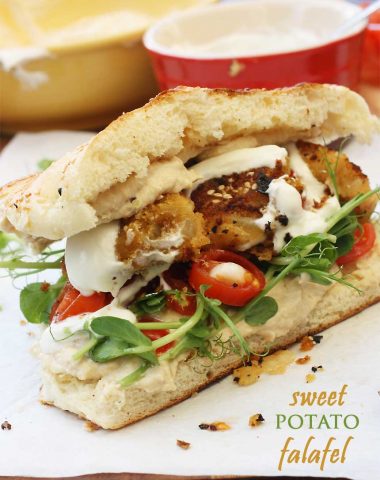 SWEET POTATO FALAFEL BY SCRUMMY LANE