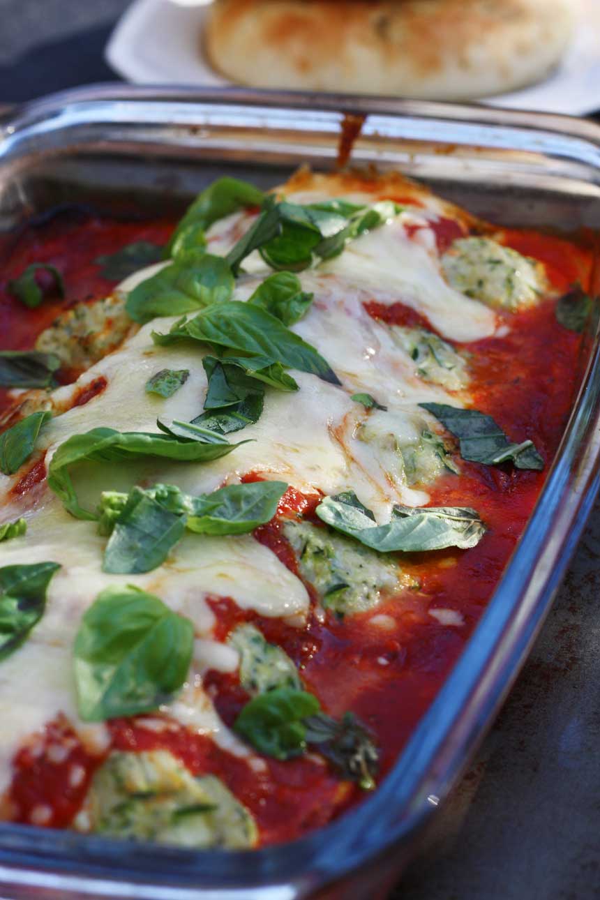 Turkey and zucchini 'parmigiana' by Scrummy Lane