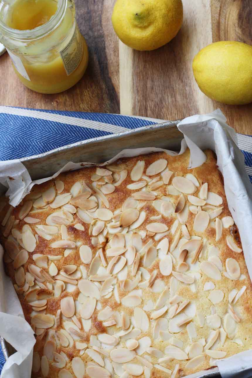 Lemon Bakewell Slices Scrummy Lane