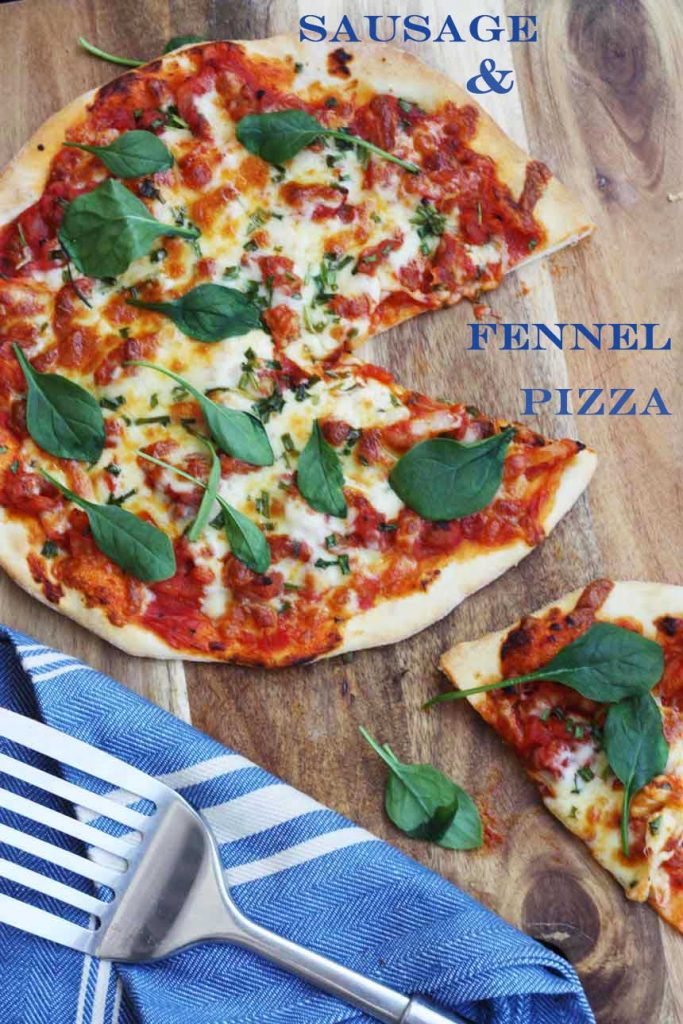 Sausage & fennel pizza Scrummy Lane