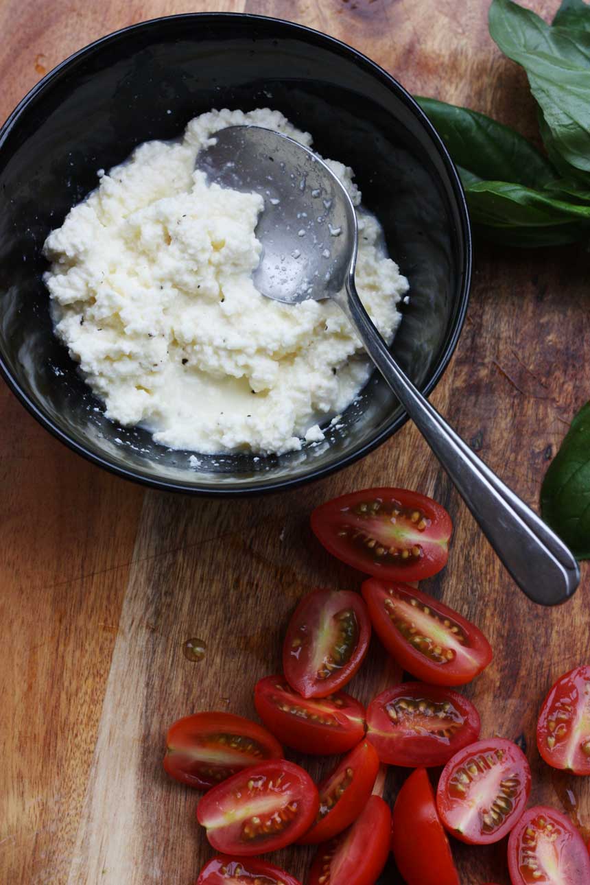 tomatoes & ricotta