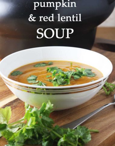 Crock pot Thai pumpkin & red lentil soup - plus 5 favourite crock pot tips!