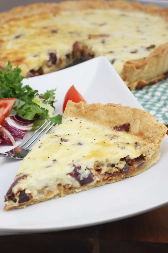 A really good classic quiche lorraine - Scrummy Lane