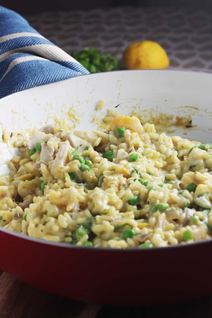 Smoked fish risotto 