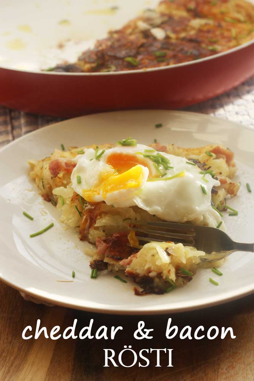 Giant cheddar & bacon rösti Scrummy Lane