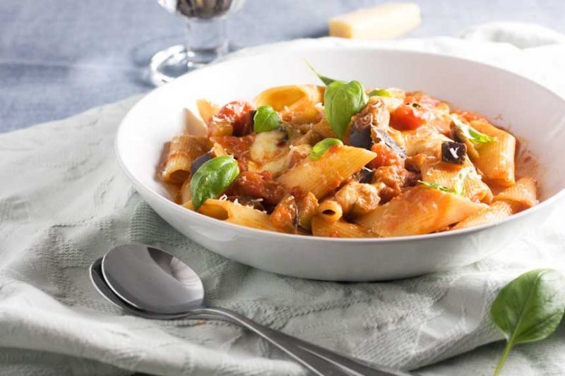 Easy Pasta Alla Norma (Tomato And Eggplant Pasta) Scrummy Lane