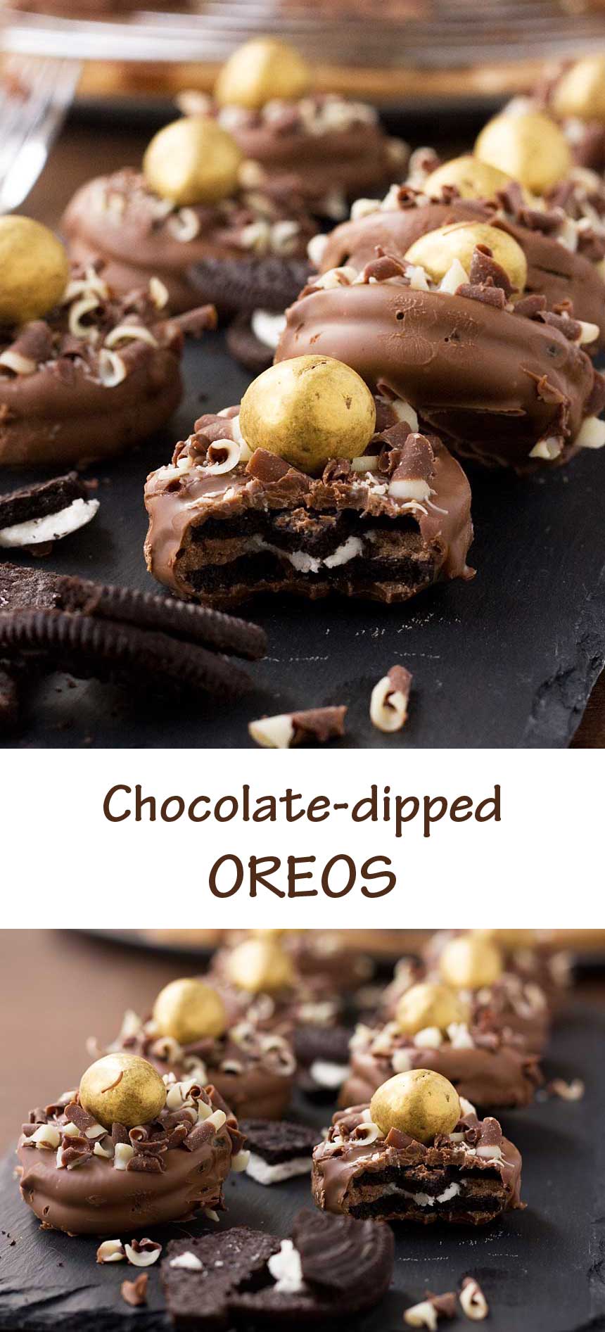 Chocolate-dipped Oreos (with a video!) - Scrummy Lane