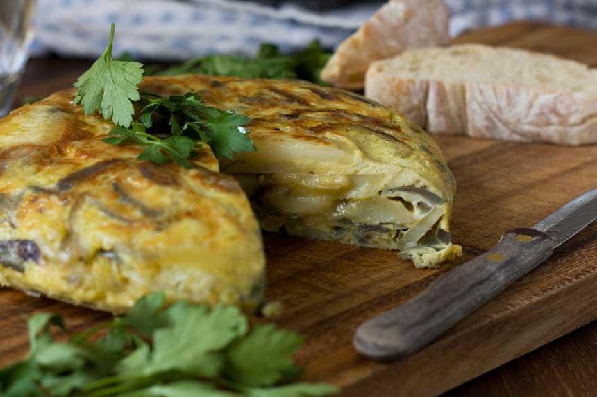 Spanish Omelette (Tortilla Española) - A Sassy Spoon