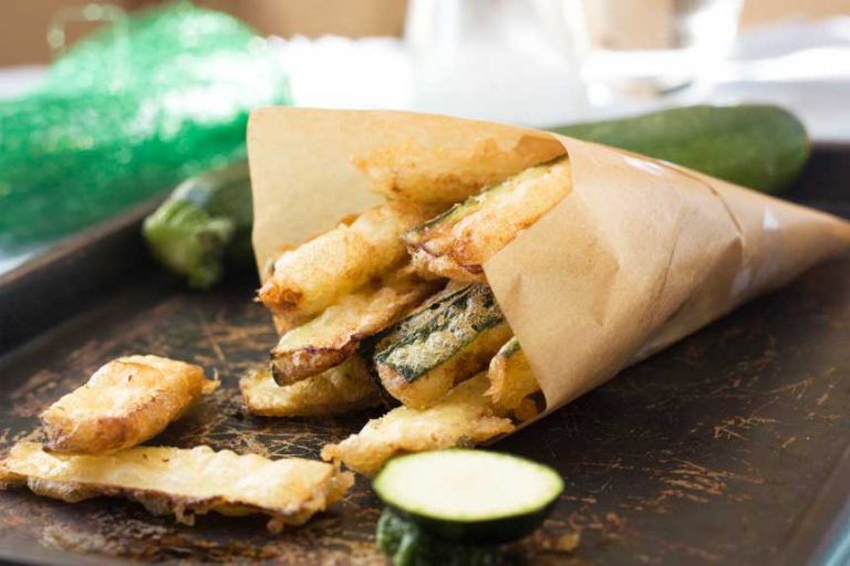 Crispy Greek Zucchini Fries (With Tempura Batter) Scrummy Lane