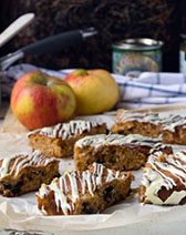 Sticky apple ginger cake bars - a much simpler alternative to traditional Christmas cake!