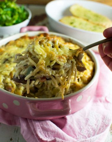 Delicious baked chicken spaghetti - the ultimate comfort food!