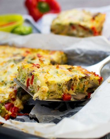 'Everything' sheet pan fritatta