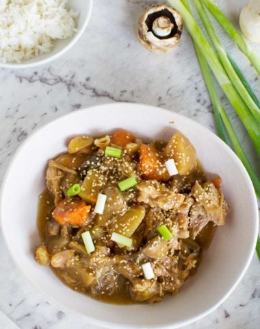 Slow cooker Korean chicken