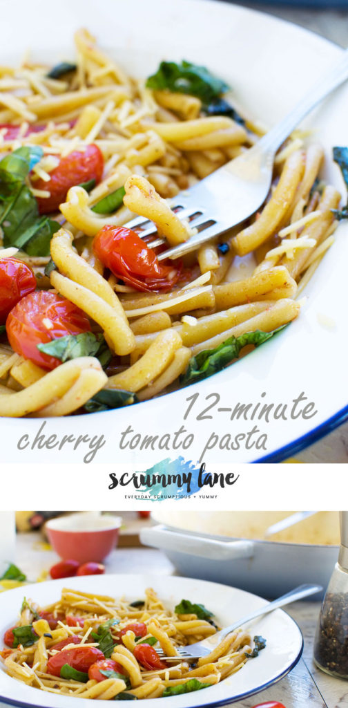 12-minute cherry tomato pasta