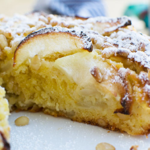 Easy Italian Apple Cake (Torta Di Mele) - Scrummy Lane