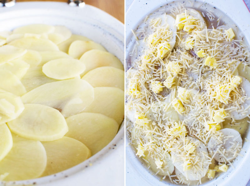 Potato bake with bacon (boulangere potatoes) Scrummy Lane