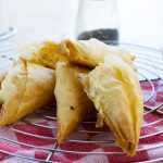 Tiropita or mini Greek cheese pies