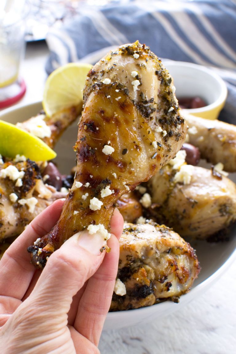 6ingredient Greek Baked Marinated Chicken Scrummy Lane