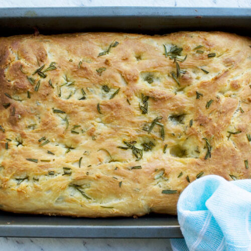 Shockingly Easy Italian Focaccia Bread (Noknead!) Scrummy Lane