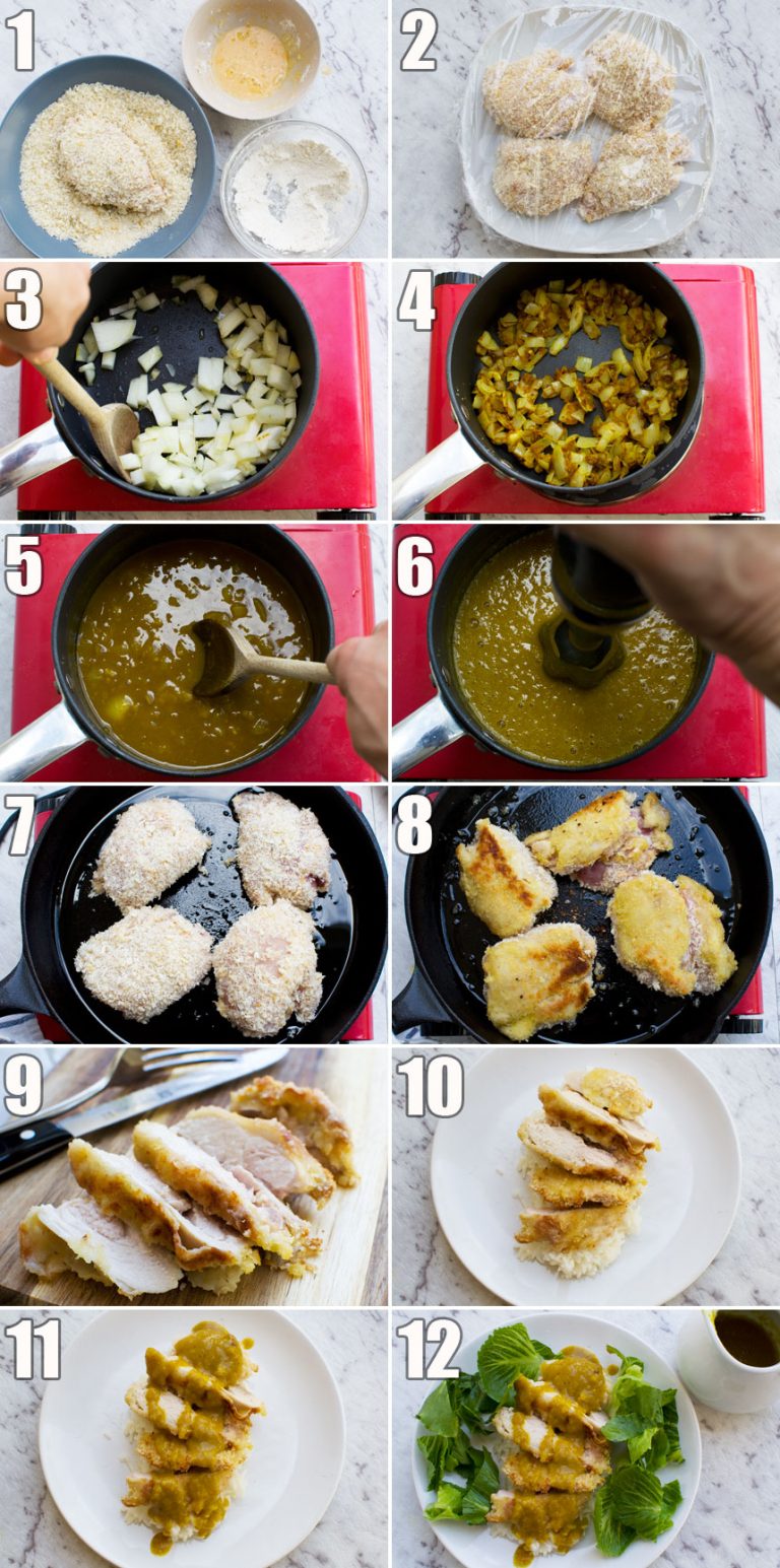 Easy chicken katsu curry (with air fryer option) - Scrummy Lane