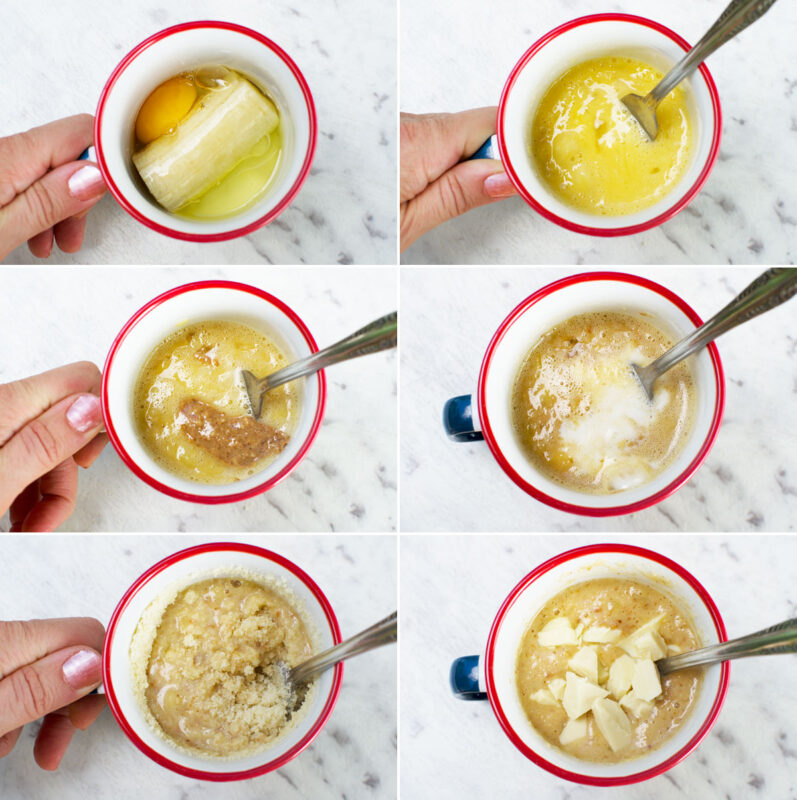 Banana Mug Cake Recipe (Glutenfree) Scrummy Lane
