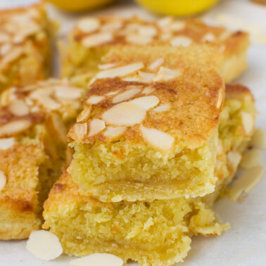 Lemon Bakewell Slices - Scrummy Lane