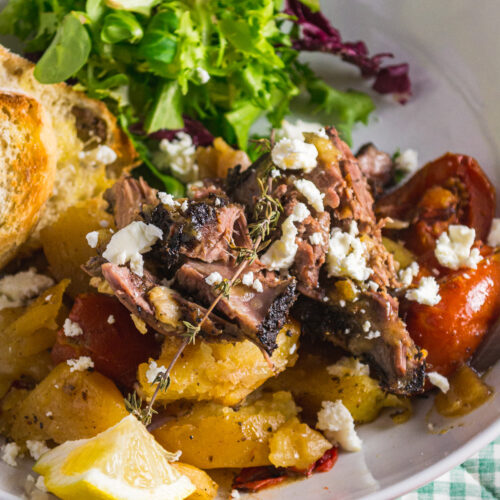 greek roasted lamb