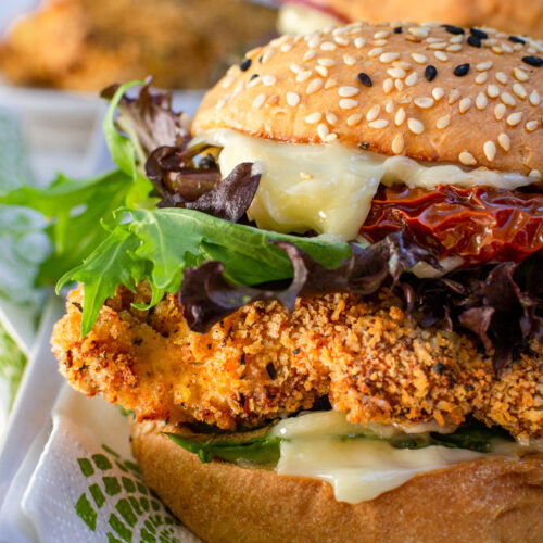 Crispy Air Fryer Chicken Burgers Scrummy Lane