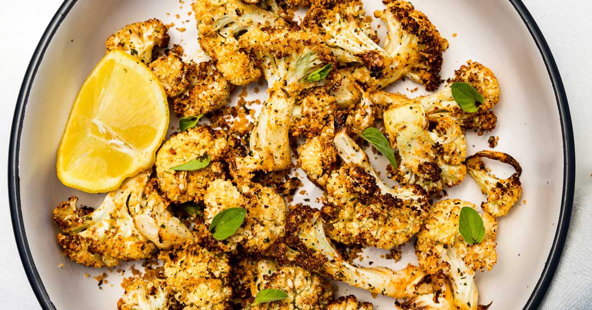 15 Minute Air Fried Cauliflower And How To Serve Scrummy Lane