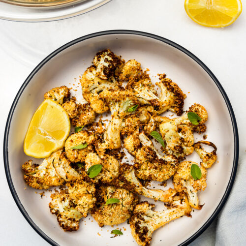 15-minute Air Fried Cauliflower (& How To Serve!) - Scrummy Lane