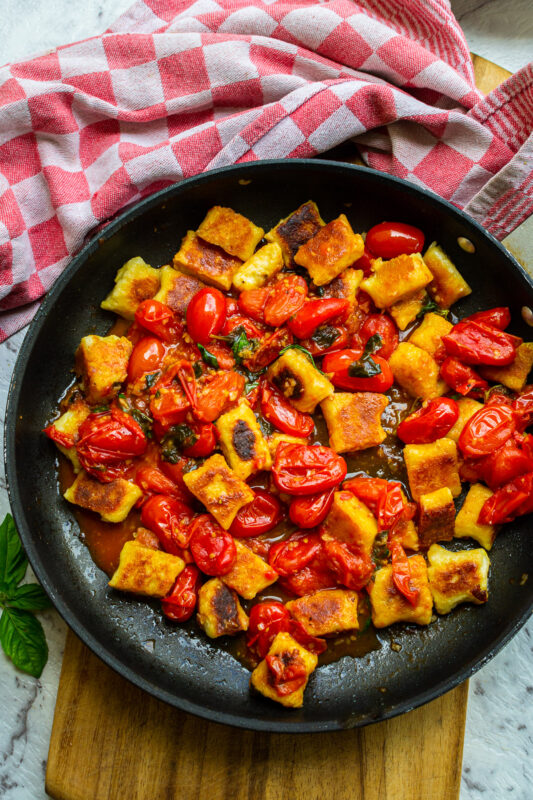 Panfried Gnocchi With Cherry Tomato Sauce (30minute meal) Scrummy Lane