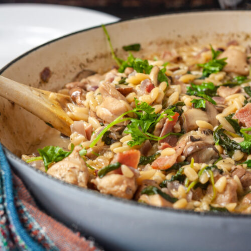 Colorful and Satisfying 5-Ingredient Skillet Meal with Bacon